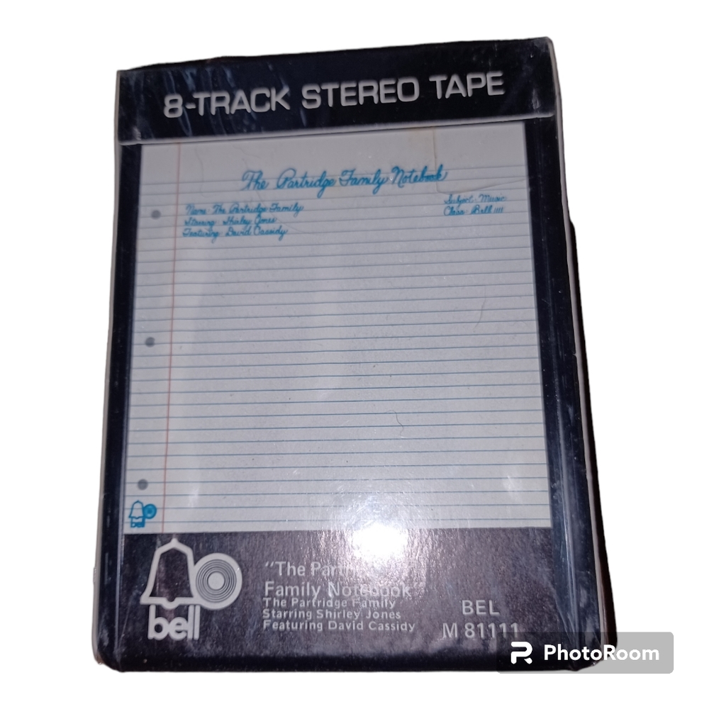New Sealed The Partridge Family Notebook 8 Track Stereo Tape 1972 Bell